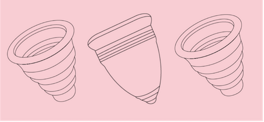 no-stem menstrual cups