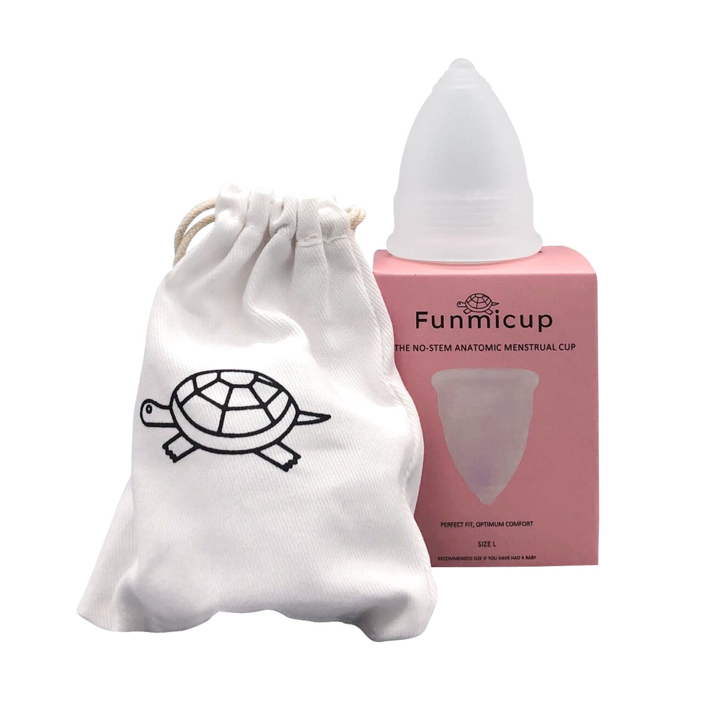 Buy both no-stem menstrual cups and save