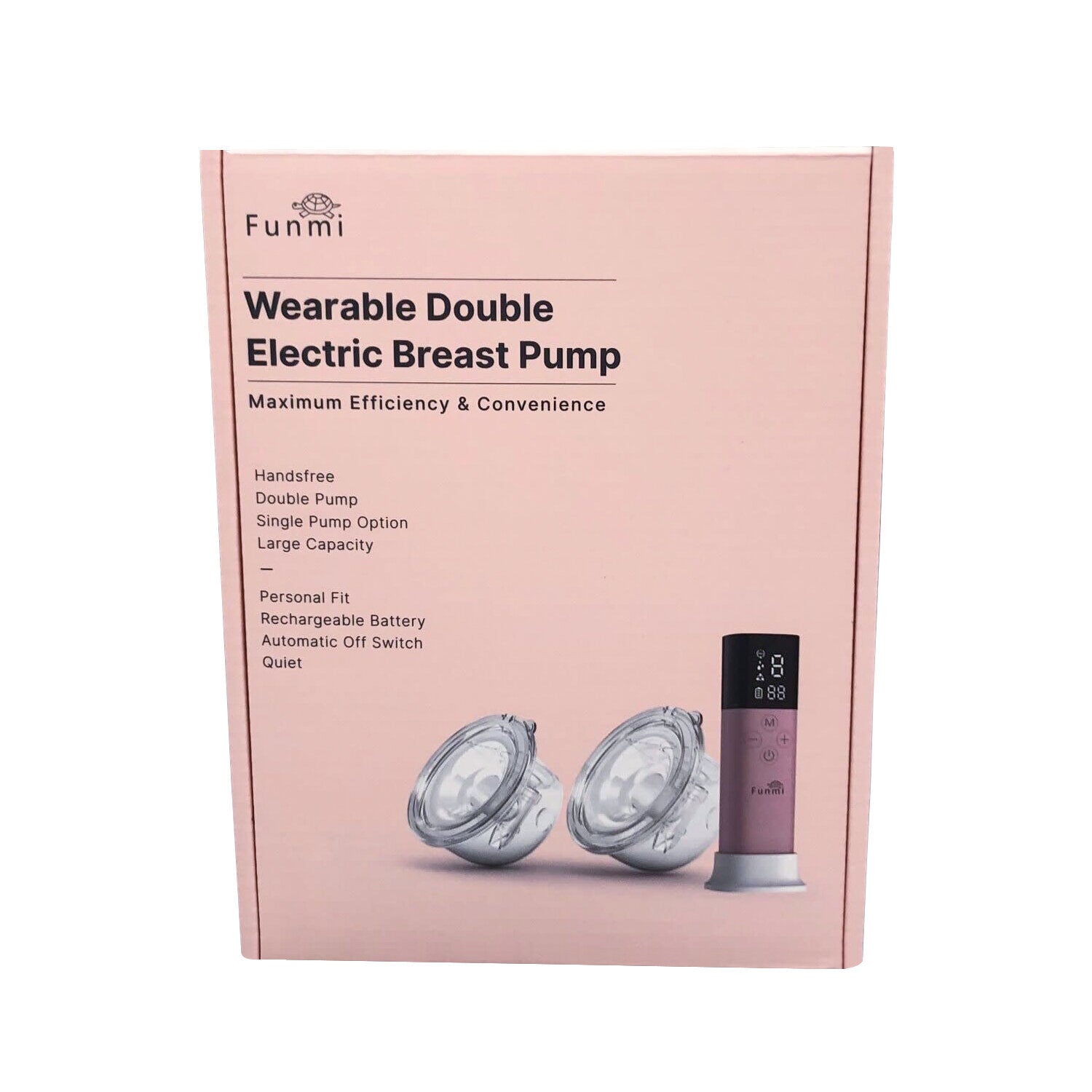 Funmi Wearable Double Electric Breast Pump product packaging