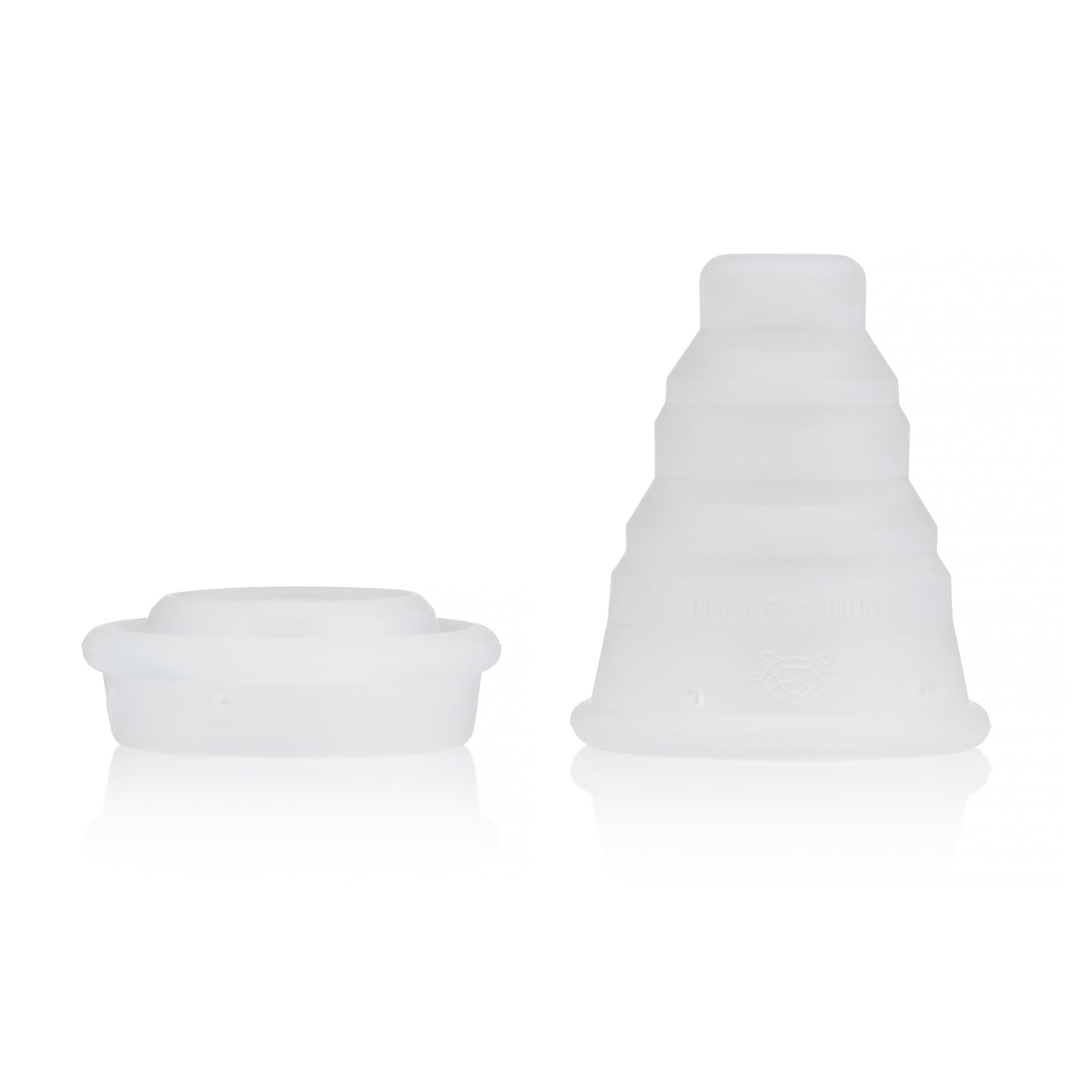 Funmicup No-stem Collapsible Menstrual Cup - Small white background